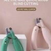 Cat nail clipper, dog nail trimmer with blood line indicator, illuminated pet nail cutter for beginners and pets
