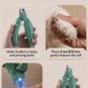 Cat nail clipper, dog nail trimmer with blood line indicator, illuminated pet nail cutter for beginners and pets