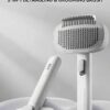 Cat Comb - Cat Hair Comb with Knot-Removal Function for Long and Short Hair Cats' Hair Clippers for Dogs - Hair Brush for Pets - Special Anti-Fur-Float Device with Buttons