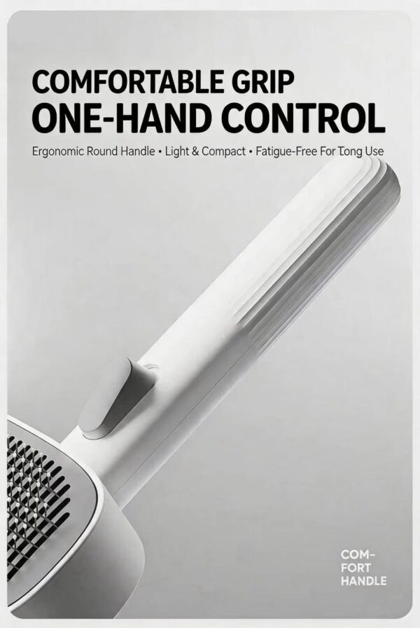 Cat Comb - Cat Hair Comb with Knot-Removal Function for Long and Short Hair Cats' Hair Clippers for Dogs - Hair Brush for Pets - Special Anti-Fur-Float Device with Buttons