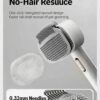 Cat Comb - Cat Hair Comb with Knot-Removal Function for Long and Short Hair Cats' Hair Clippers for Dogs - Hair Brush for Pets - Special Anti-Fur-Float Device with Buttons
