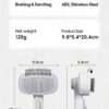 Cat Comb - Cat Hair Comb with Knot-Removal Function for Long and Short Hair Cats' Hair Clippers for Dogs - Hair Brush for Pets - Special Anti-Fur-Float Device with Buttons
