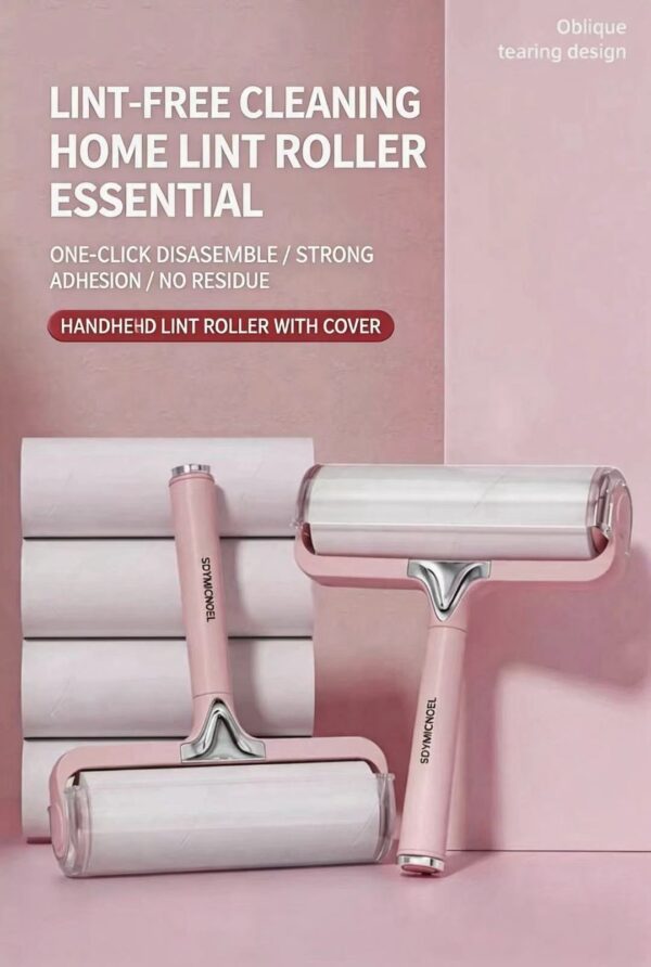 Pet hair remover roller brush for bed, home use, clothes, and cat hair—great for removing pet hair, ideal for toilet paper rolls and sticky paper