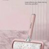 Pet hair remover roller brush for bed, home use, clothes, and cat hair—great for removing pet hair, ideal for toilet paper rolls and sticky paper