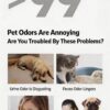 Pet Deodorizer, Bacterial Inhibitor, Urine Odor Remover, Cat and Dog Urine Enzyme Decomposer Spray for Cats