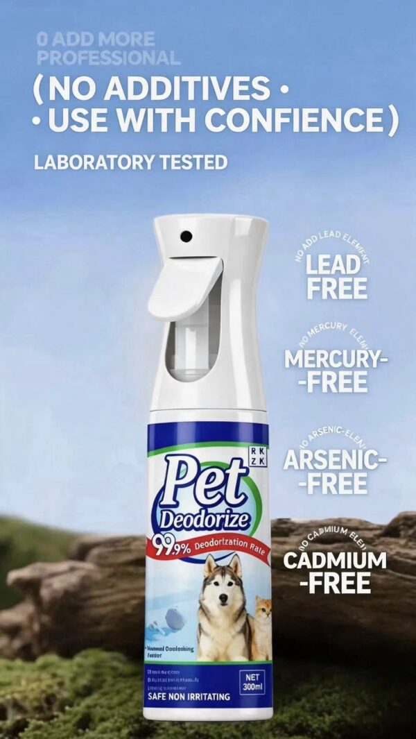 Pet Deodorizer, Bacterial Inhibitor, Urine Odor Remover, Cat and Dog Urine Enzyme Decomposer Spray for Cats