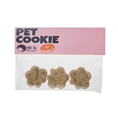Pet Sacrificial Supplies-Pet Cookies - Cat Paw Shape (3 Pieces)