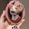 Pet leather carving