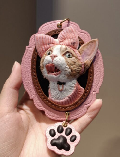 Pet leather carving