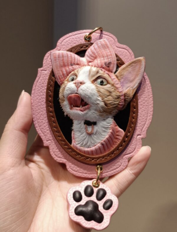 Pet leather carving